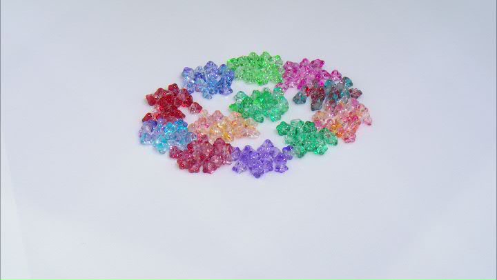 Crystal Glass appx 8x5mm Tulip Cap Flower Shape Beads in 12 Styles 180 Pieces Total Video Thumbnail